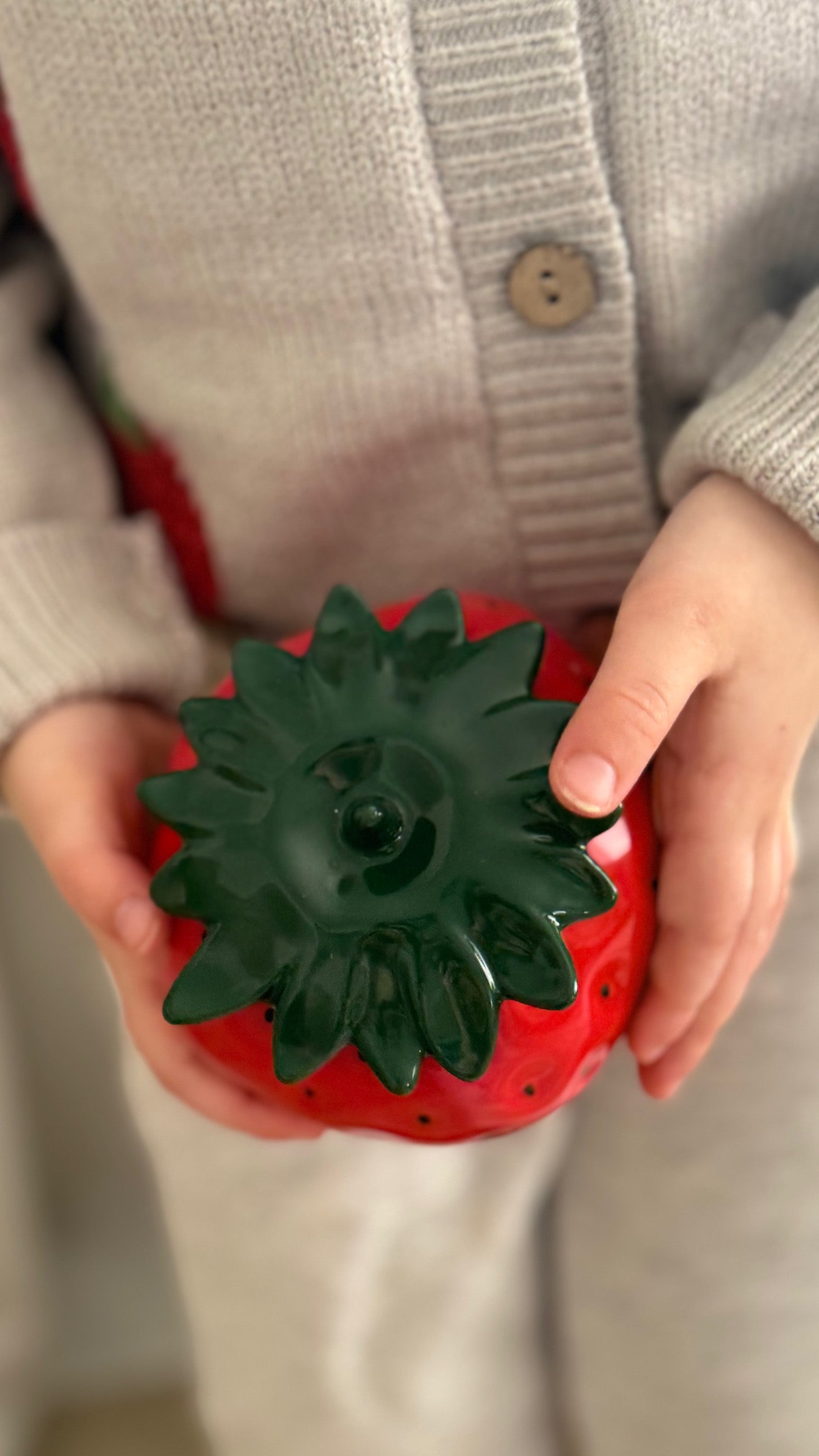 Strawberry Fields Candle Jar