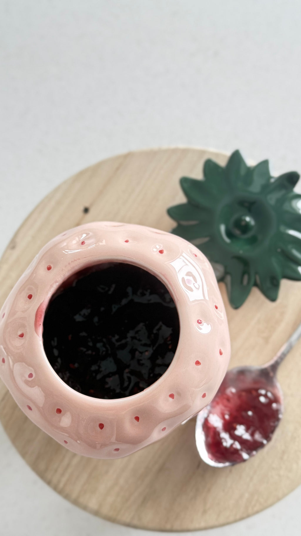Strawberry Fields Candle Jar
